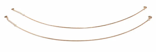 Gold_Tone_Sterling_Layered_Anklet_For_Women