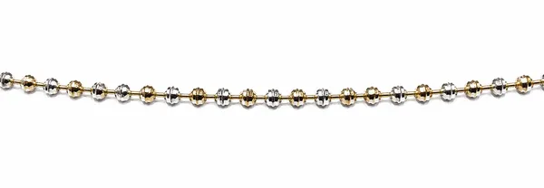 Gold_Silver_Two_Tone_Beaded_Anklet_For_Women