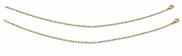 Gold_Silver_Two_Tone_Beaded_Anklet_For_Women