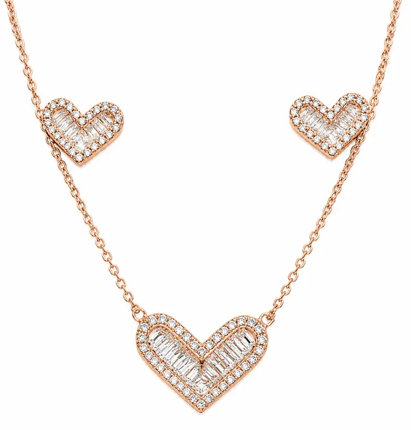 Rose_Gold_Sterling_Silver_Heart_Pendant_Stud_Earrings_Set_For_Women