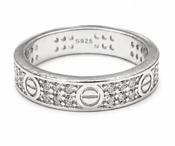 Silver_Sterling_Textured_Circular_Motif_Band_Ring_For_Women