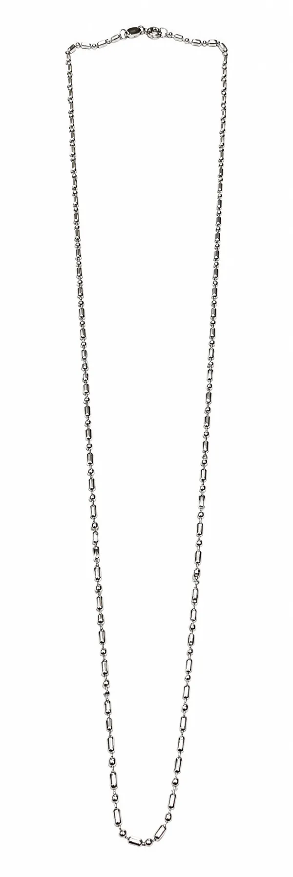 Silver_Sterling_Beaded_Tube_Chain_Necklace_For_Women