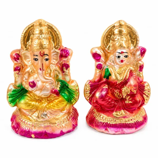Lakshmi_Ganesh_Clay_Murti_for_Puja_1_set