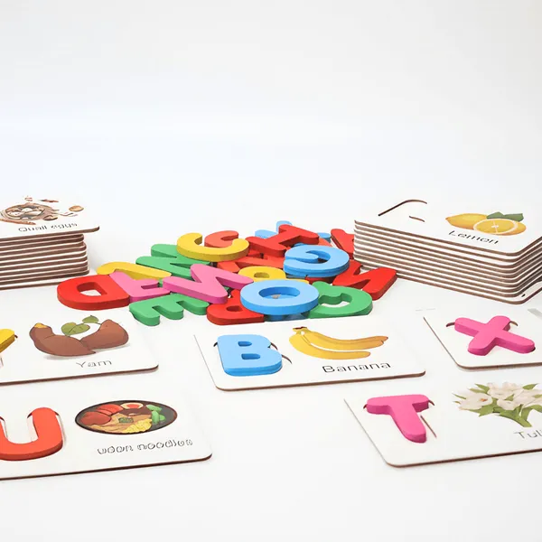 English-letter-identification-card
