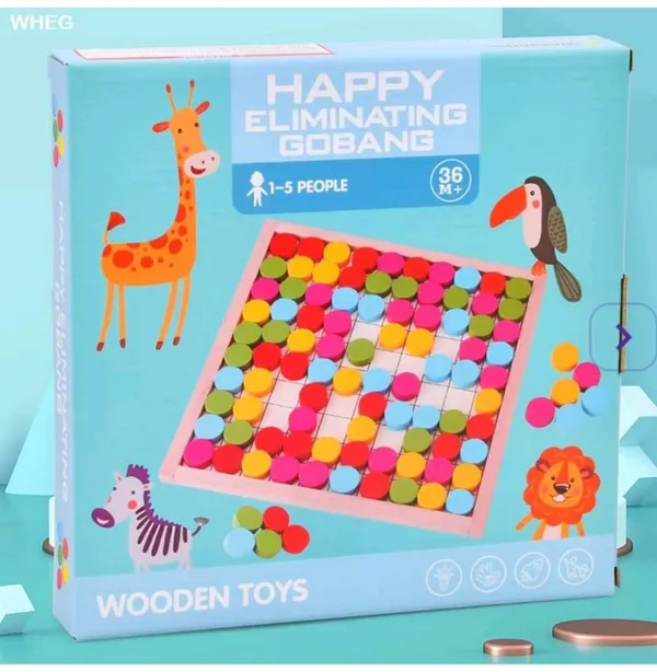 Multicolor_Wood_Board_Game,_Strategy,_Pattern_For_Kids
