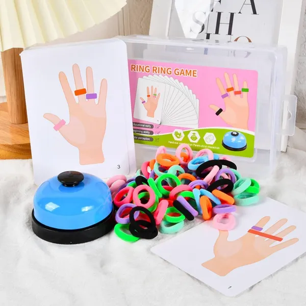 Finger-ring-toss-game