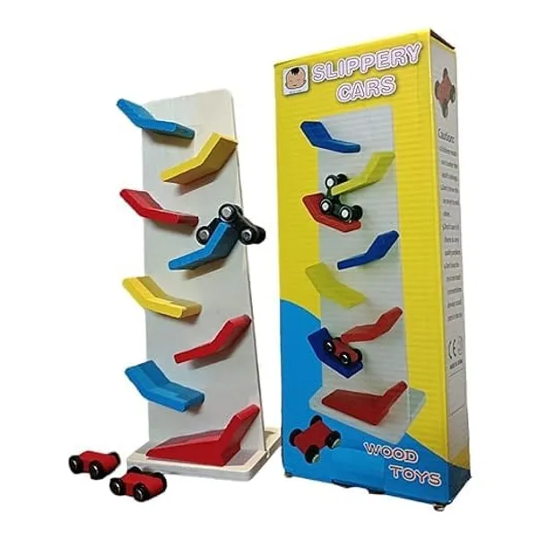 Wooden-Slippery-car