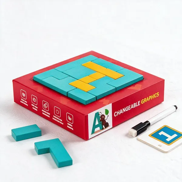 Multicolor_Wood_Magnetic_Puzzle,_Patterns,_Shapes_For_Kids