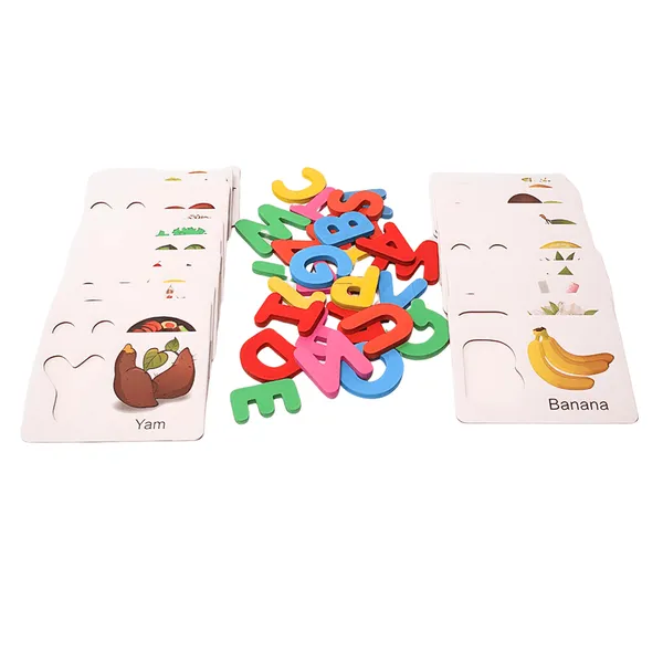 English-letter-identification-card