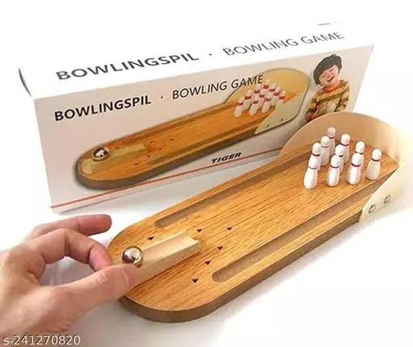 Wooden-bowling-game