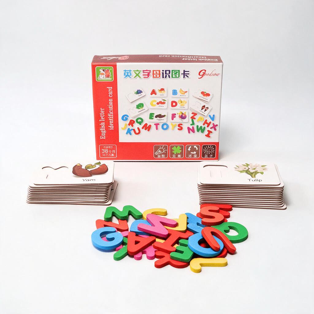 English-letter-identification-card