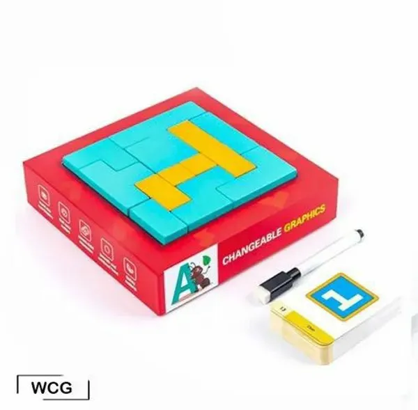 Multicolor_Wood_Magnetic_Puzzle,_Patterns,_Shapes_For_Kids