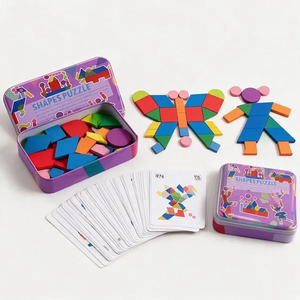 Shape-shuffle-tin-puzzle