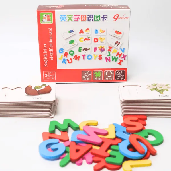 English-letter-identification-card