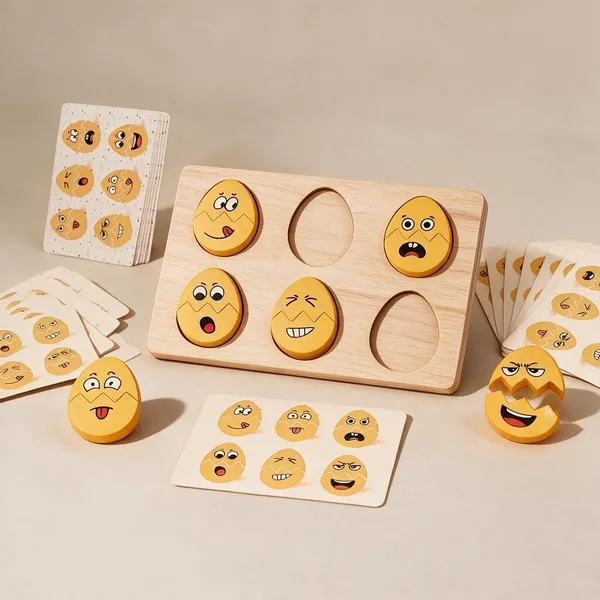 Wooden-shape-learning-jumbo-tray-Wooden-shape-matching-emoji