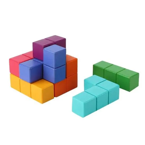 Wooden-3d-cube-puzzle-with-pattern-cards