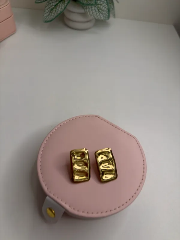 Stainless_Steel_Rectangular_Huggie_Earrings_For_Women