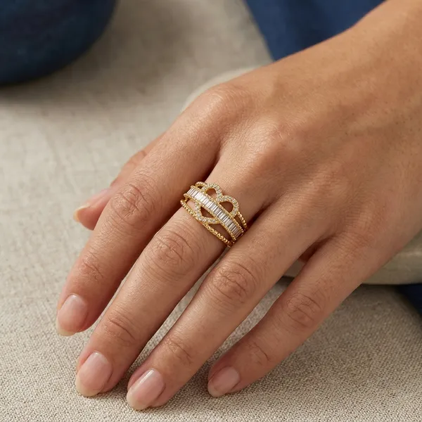 Diamond_Knot_Stud_Ring_For_Women