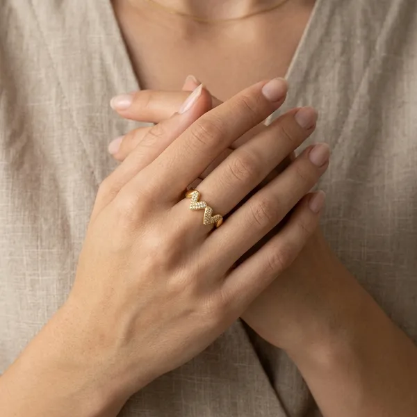 Stainless_Steel_Knot_Stud_Ring_For_Women