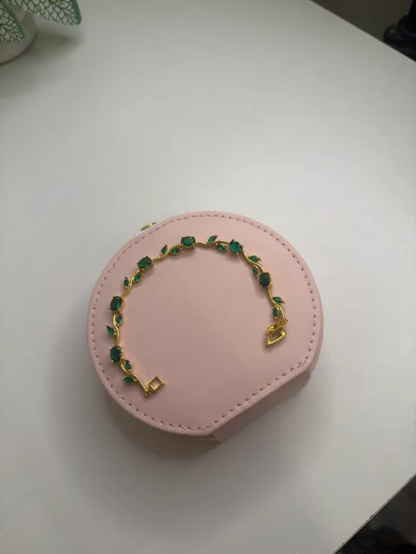 Colour_Diamond_Beaded_Heart_Charm_Bracelet_For_Women