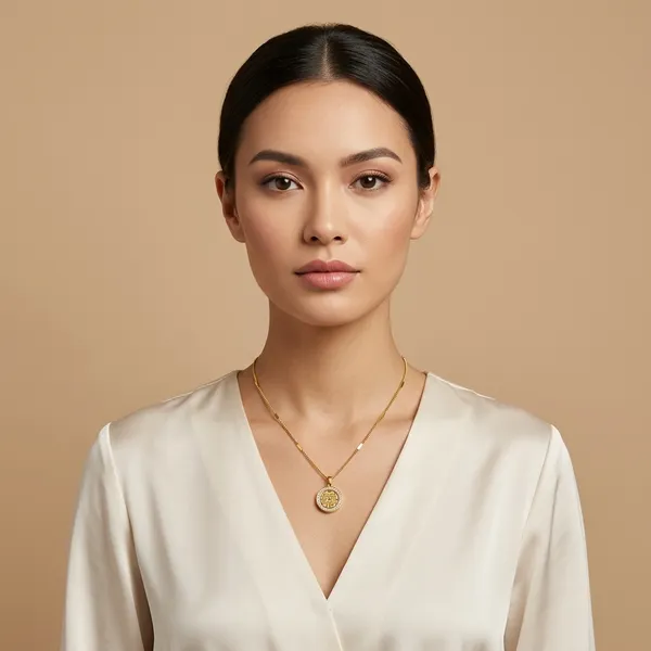 Coin_Shape_Pendant_For_Women