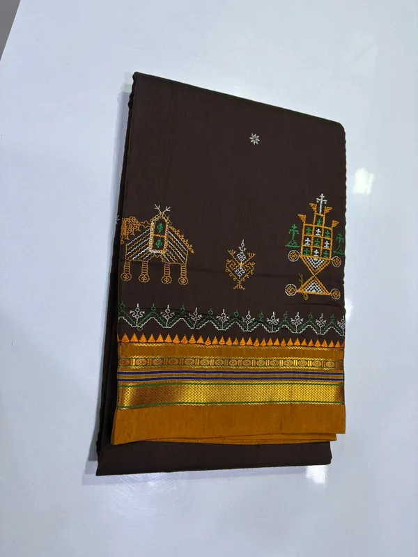 Brown_Silk_Cotton_Kasuthi_silk_saree_For_Women
