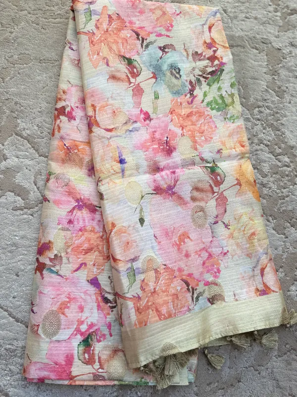 Multicolor_Semi_Tusser_saree_For_Women