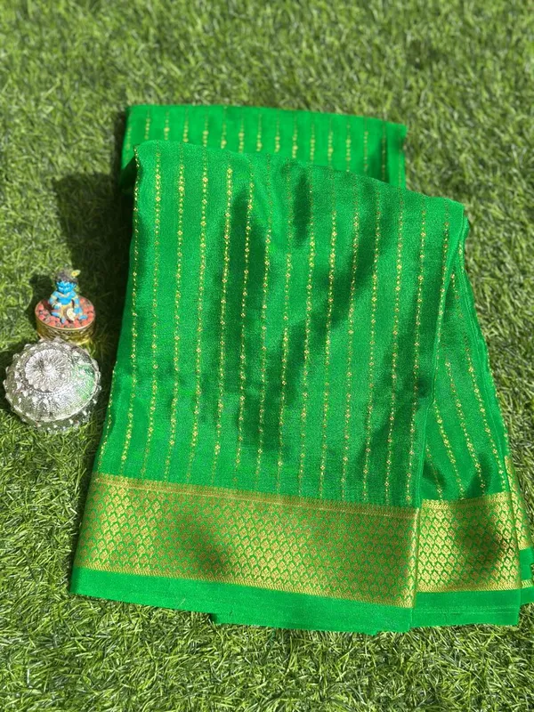 Green_Pure_Silk_saree_For_Women