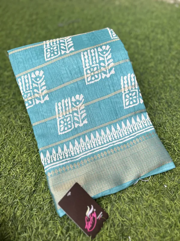 Blue_Semi_Dola_saree_For_Women