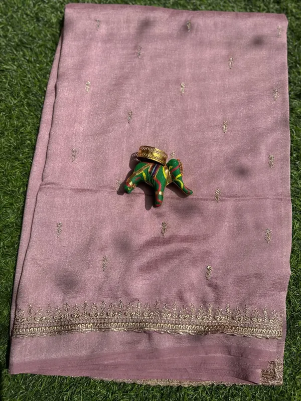 Pink_Fancy_Jute_saree_For_Women