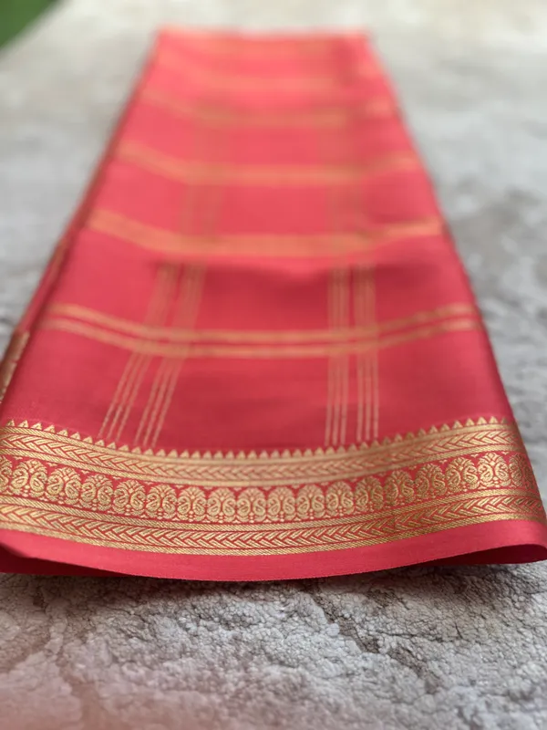 Orange_Pure_Silk_saree_For_Women