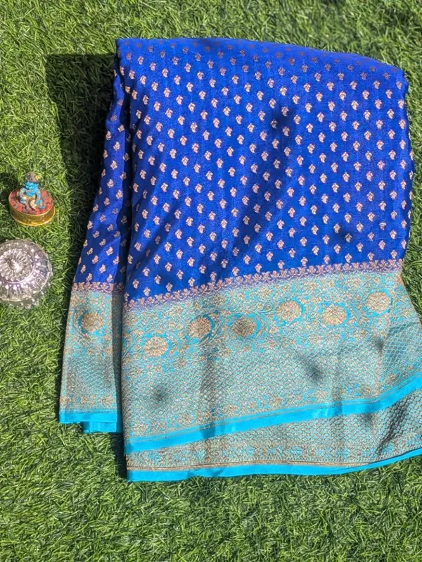 Blue_Pure_Banarasi_silk_saree_For_Women