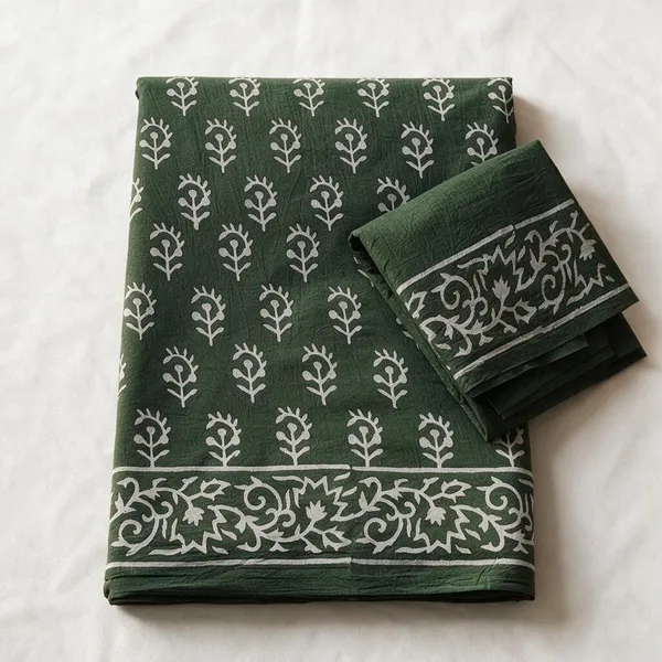 Green_Cotton_Mulmul_Printed_Saree_for_Women