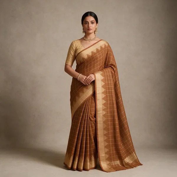 Brown_Woven_Traditional_Saree_for_Women