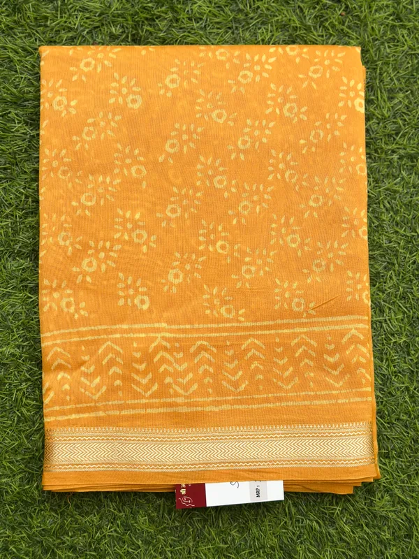 Yellow_Maheshwari_Silk_saree_For_Women