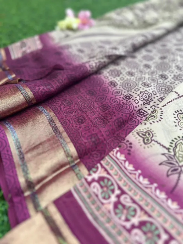 Off_White_Semi_Dola_saree_For_Women