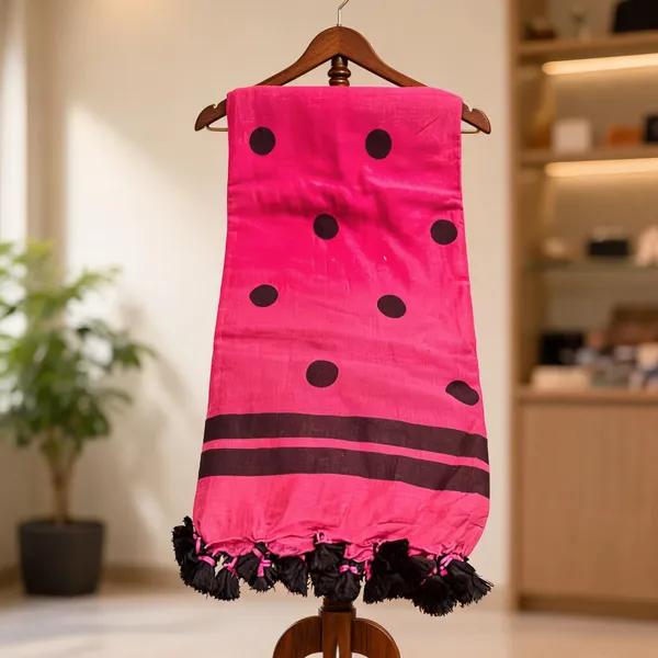Pink_Handloom_Cotton_saree_For_Women