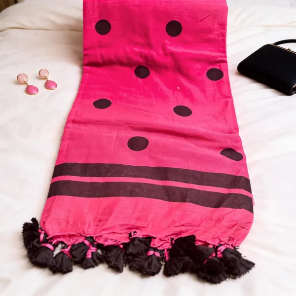 Pink_Handloom_Cotton_saree_For_Women