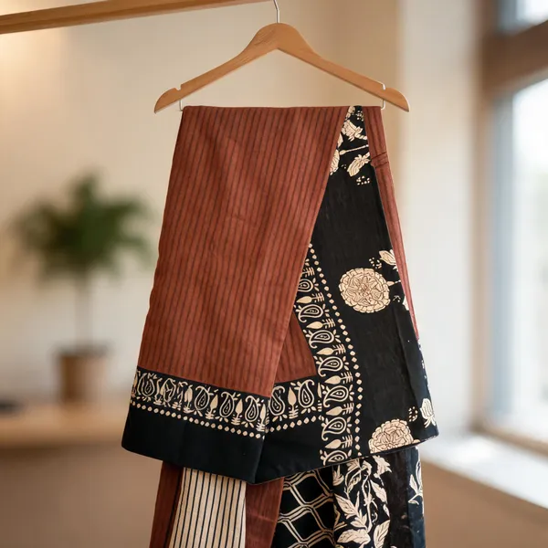 Brown_Cotton_Saree_For_Women