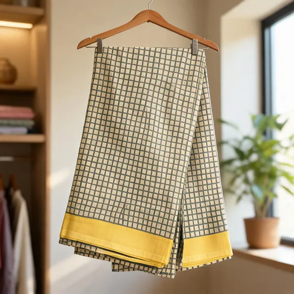 Black_And_Yellow_Cotton_saree_For_Women