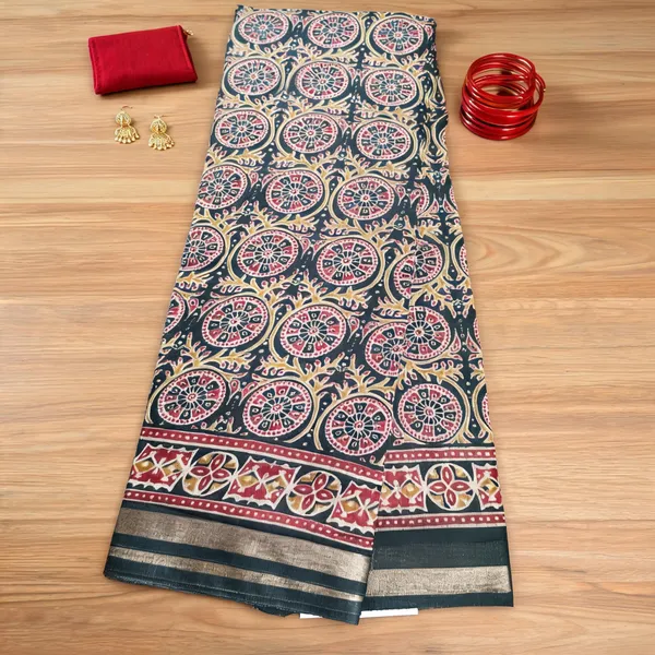 Grey_Jaipuri_Cotton_saree_For_Women