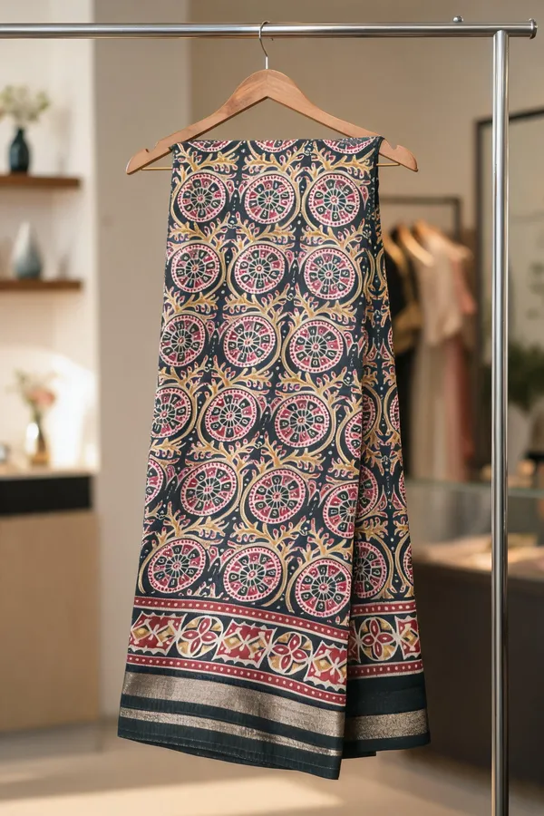 Grey_Jaipuri_Cotton_saree_For_Women
