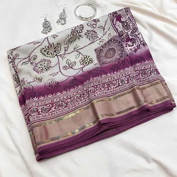 Off_White_Semi_Dola_saree_For_Women