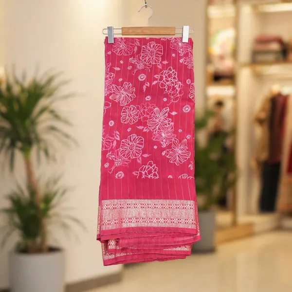 Pink_Semi_Dola_saree_For_Women