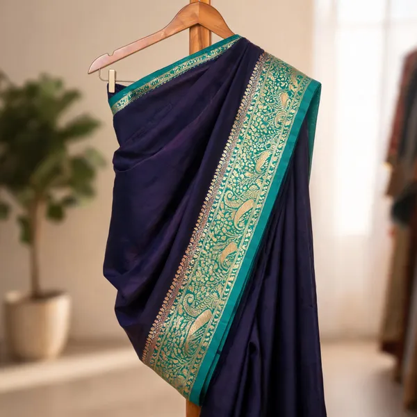 Blue_Semi_Mysore_Crepe_Silk_Saree_For_Women