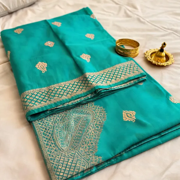 Green_Soft_Silk_saree_For_Women