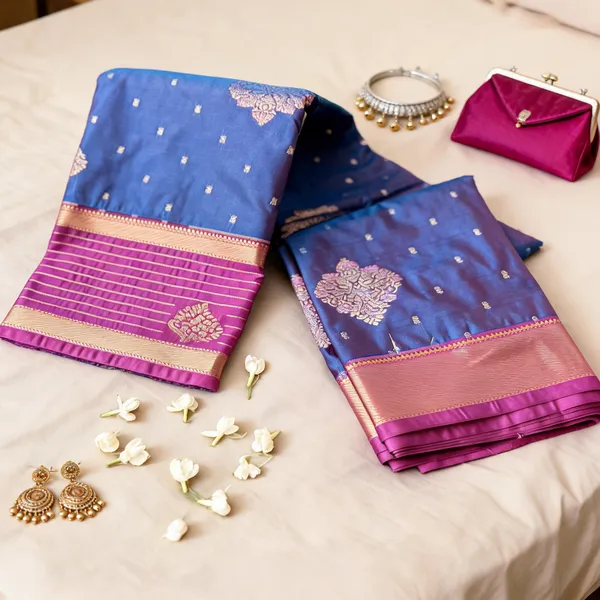 Blue_Kanchivaram_Semi_Silk_saree_For_Women