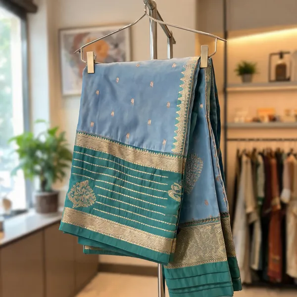 Blue_Kanchivaram_Semi_Silk_saree_For_Women