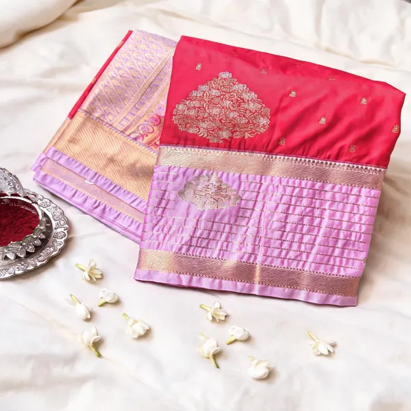 Red_Kanchivaram_Semi_Silk_saree_For_Women