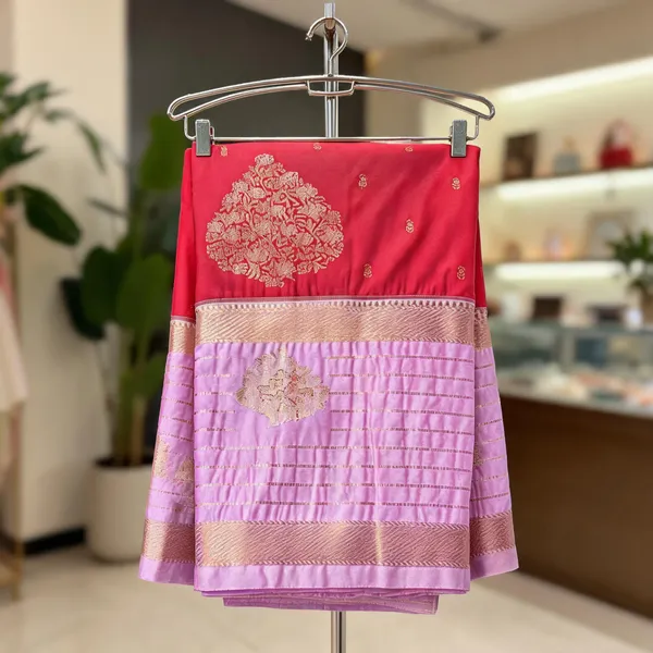 Red_Kanchivaram_Semi_Silk_saree_For_Women